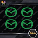 Compatible Mazda Circle M Cars Emblem Pack of 4 MINI SIZE Decals Stickers Vinyl - Image 15
