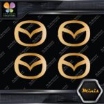 Compatible Mazda Circle M Cars Emblem Pack of 4 MINI SIZE Decals Stickers Vinyl - Image 18