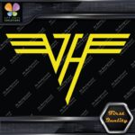 Compatible Van Halen Logo Hard Rock Band Musical Group Vinyl Decals Stickers - Image 6