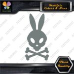 Rabbit Skull Head Mean Mad Angry Bones Bunny Animals JDM Decals Stickers Vinyl - Image 4