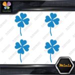 Clover Leaf 4 Four Petals Lucky Irish Pack of 4 MINI SIZE Decals Stickers Vinyl - Image 11