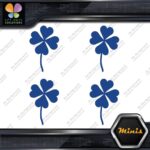 Clover Leaf 4 Four Petals Lucky Irish Pack of 4 MINI SIZE Decals Stickers Vinyl - Image 12