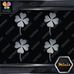 Clover Leaf 4 Four Petals Lucky Irish Pack of 4 MINI SIZE Decals Stickers Vinyl - Image 18