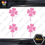 Clover Leaf 4 Four Petals Lucky Irish Pack of 4 MINI SIZE Decals Stickers Vinyl - Image 21