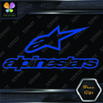 Compatible Alpinestars A Star Logo Over Name Motorcycles Vinyl Decal Stickers - Image 16