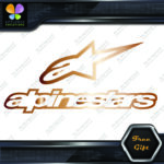 Compatible Alpinestars A Star Logo Over Name Motorcycles Vinyl Decal Stickers - Image 19