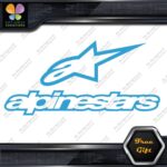 Compatible Alpinestars A Star Logo Over Name Motorcycles Vinyl Decal Stickers - Image 20