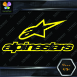 Compatible Alpinestars A Star Logo Over Name Motorcycles Vinyl Decal Stickers - Image 5