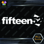 Compatible Fifteen 52 Wheels 15 Rims JDM Tuning Racing Vinyl Decals Stickers - Image 4