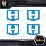 Compatible Hart Tools H Logo Only Pack of 4 MINI SIZE Decals Stickers Vinyl - Image 11
