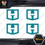 Compatible Hart Tools H Logo Only Pack of 4 MINI SIZE Decals Stickers Vinyl - Image 13