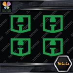 Compatible Hart Tools H Logo Only Pack of 4 MINI SIZE Decals Stickers Vinyl - Image 14