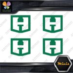 Compatible Hart Tools H Logo Only Pack of 4 MINI SIZE Decals Stickers Vinyl - Image 15