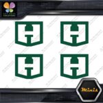 Compatible Hart Tools H Logo Only Pack of 4 MINI SIZE Decals Stickers Vinyl - Image 16