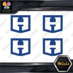 Compatible Hart Tools H Logo Only Pack of 4 MINI SIZE Decals Stickers Vinyl