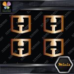 Compatible Hart Tools H Logo Only Pack of 4 MINI SIZE Decals Stickers Vinyl - Image 19