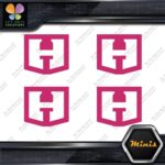 Compatible Hart Tools H Logo Only Pack of 4 MINI SIZE Decals Stickers Vinyl - Image 20