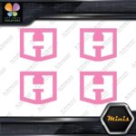 Compatible Hart Tools H Logo Only Pack of 4 MINI SIZE Decals Stickers Vinyl - Image 21