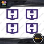 Compatible Hart Tools H Logo Only Pack of 4 MINI SIZE Decals Stickers Vinyl - Image 22
