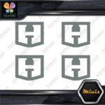 Compatible Hart Tools H Logo Only Pack of 4 MINI SIZE Decals Stickers Vinyl - Image 5