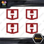 Compatible Hart Tools H Logo Only Pack of 4 MINI SIZE Decals Stickers Vinyl - Image 10