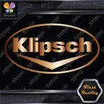 Compatible Klipsch Speakers Audio Vintage Oval Logo Vinyl Decals Stickers - Image 19