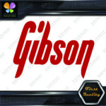 Compatible with Gibson Guitars Straight Modern Instruments Vinyl Decals Stickers - Image 12