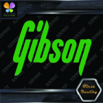 Compatible with Gibson Guitars Straight Modern Instruments Vinyl Decals Stickers - Image 15