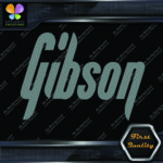 Compatible with Gibson Guitars Straight Modern Instruments Vinyl Decals Stickers - Image 5