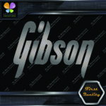 Compatible with Gibson Guitars Straight Modern Instruments Vinyl Decals Stickers - Image 7