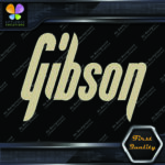 Compatible with Gibson Guitars Straight Modern Instruments Vinyl Decals Stickers - Image 9