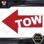 Tow Arrow Pointing Left JDM Tuning Racing Towing Decals Stickers Vinyl