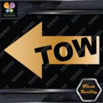 Tow Arrow Pointing Left JDM Tuning Racing Towing Decals Stickers Vinyl - Image 17