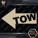 Tow Arrow Pointing Left JDM Tuning Racing Towing Decals Stickers Vinyl - Image 23