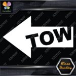 Tow Arrow Pointing Left JDM Tuning Racing Towing Decals Stickers Vinyl - Image 4