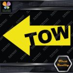 Tow Arrow Pointing Left JDM Tuning Racing Towing Decals Stickers Vinyl - Image 6