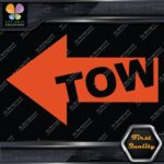 Tow Arrow Pointing Left JDM Tuning Racing Towing Decals Stickers Vinyl - Image 8