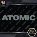 Compatible Atomic Skis Helmet Winter Sports Name Only Decals Stickers Vinyl - Image 5