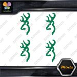 Compatible Browning Buck Head Deer Pack of 4 MINI SIZE Decals Stickers Vinyl - Image 16