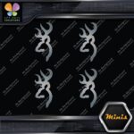 Compatible Browning Buck Head Deer Pack of 4 MINI SIZE Decals Stickers Vinyl - Image 18