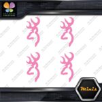 Compatible Browning Buck Head Deer Pack of 4 MINI SIZE Decals Stickers Vinyl - Image 21