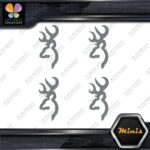 Compatible Browning Buck Head Deer Pack of 4 MINI SIZE Decals Stickers Vinyl - Image 5