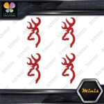Compatible Browning Buck Head Deer Pack of 4 MINI SIZE Decals Stickers Vinyl - Image 9