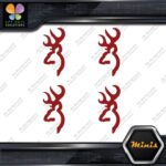 Compatible Browning Buck Head Deer Pack of 4 MINI SIZE Decals Stickers Vinyl - Image 10