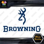 Compatible Browning Deer Head Logo Over Name Hunting Vinyl Decals Stickers - Image 13