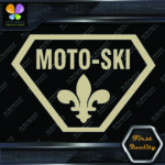 Compatible with Moto-Ski Badge Vintage Logo Snowmobile Vinyls Decals Stickers - Image 14