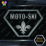 Compatible with Moto-Ski Badge Vintage Logo Snowmobile Vinyls Decals Stickers - Image 17