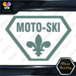 Compatible with Moto-Ski Badge Vintage Logo Snowmobile Vinyls Decals Stickers - Image 6