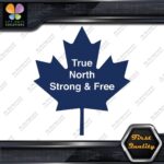 True North Strong And Free Canadian Maple Leaf Emblem Logo Decals Stickers Vinyl - Image 11