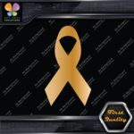 Cancer Awareness Ribbons All Causes All Colors Symbol Logo Vinyl Decals Stickers - Image 19